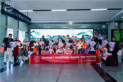 Visita dei leader del mercato egiziano a Hunan, Cina